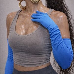 The Deanni Blue Gloves OS Opera Style Design